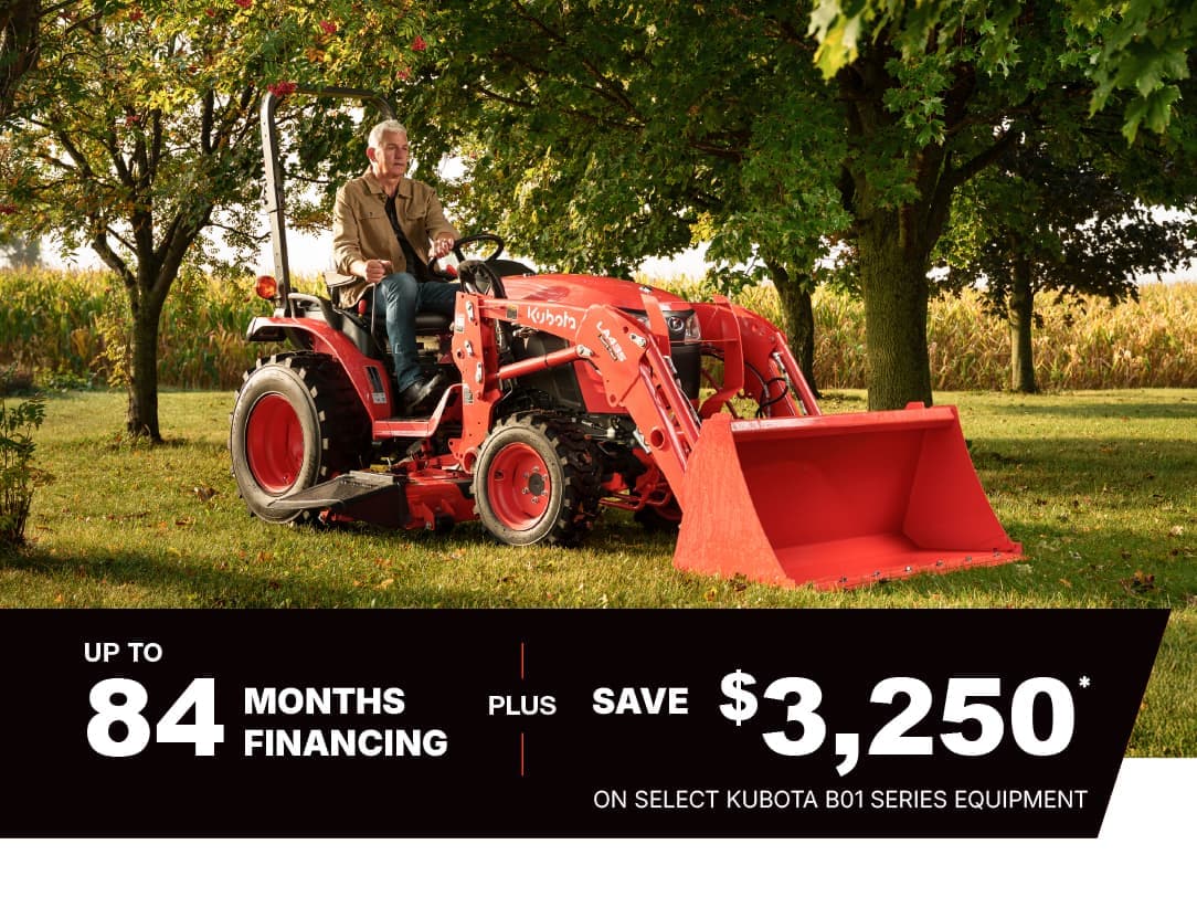 Save on Select B01 Series Tractors